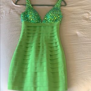Green Sherri Hill dress